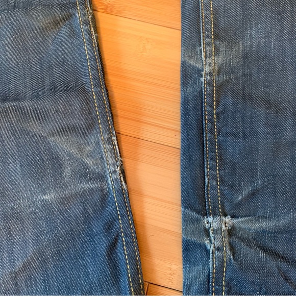 Levi's 504 Straight Mens Size 29 x 32 Zipper Waist Pocket Denim Jeans Low Rise - Picture 13 of 16